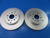 Maserati Quattroporte rear brake rotors smooth 2pcs TopEuro #6937
